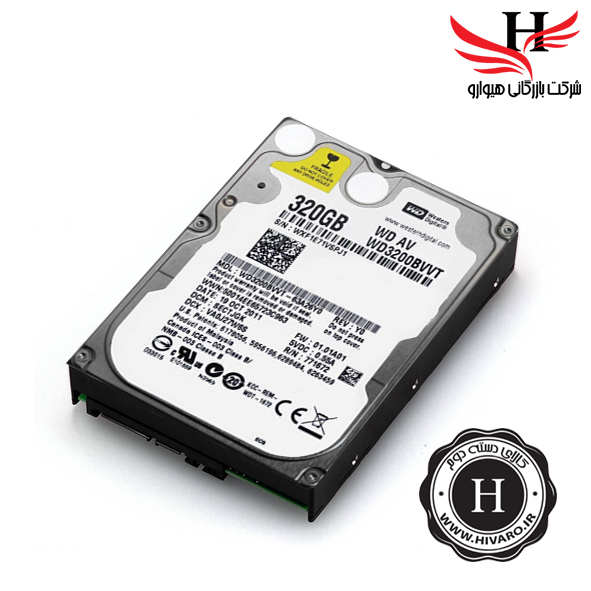 تصویر هارد  اینترنال استوک 320 گیگ وسترن دیجیتال مشکی WD-BLACK